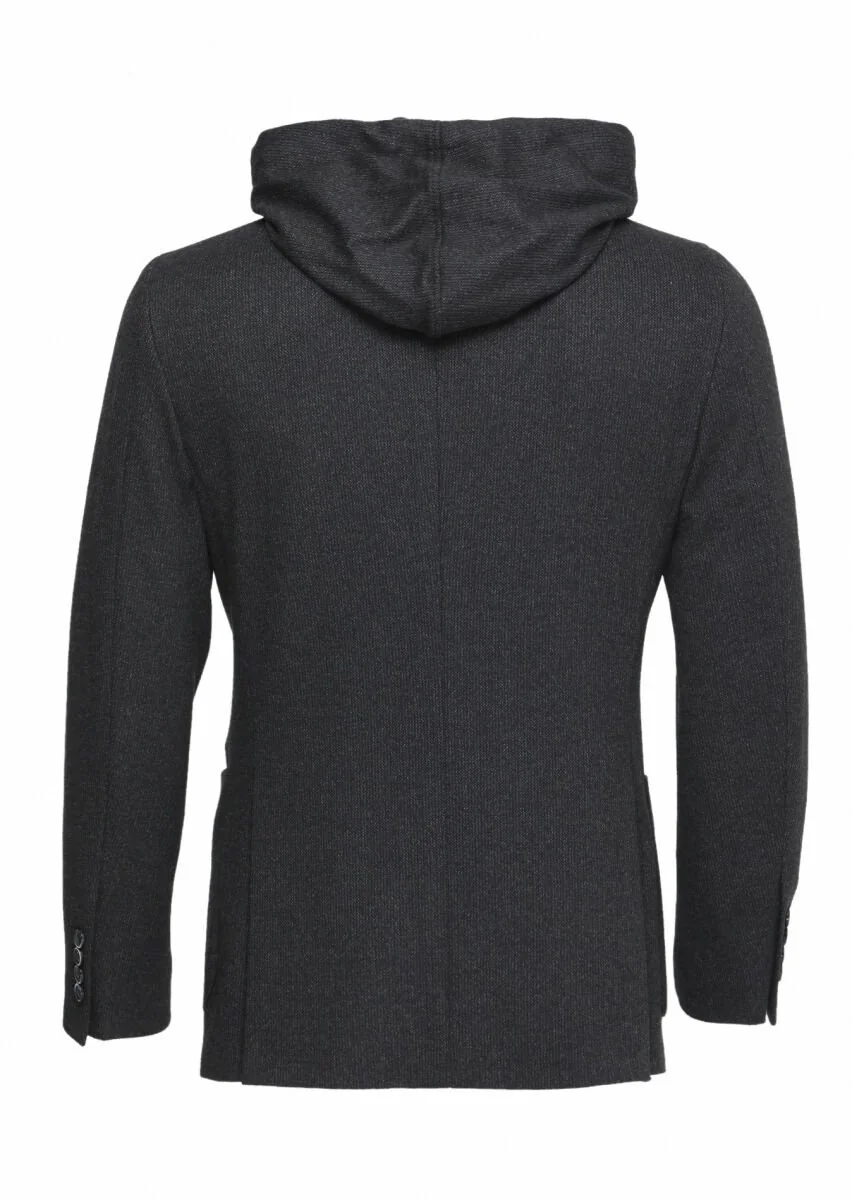 Brown Striped Comfort Fit Jacket - 6