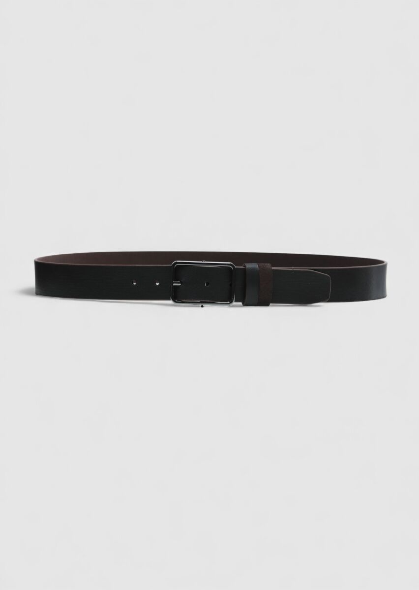 Brown Suede Belt - 1