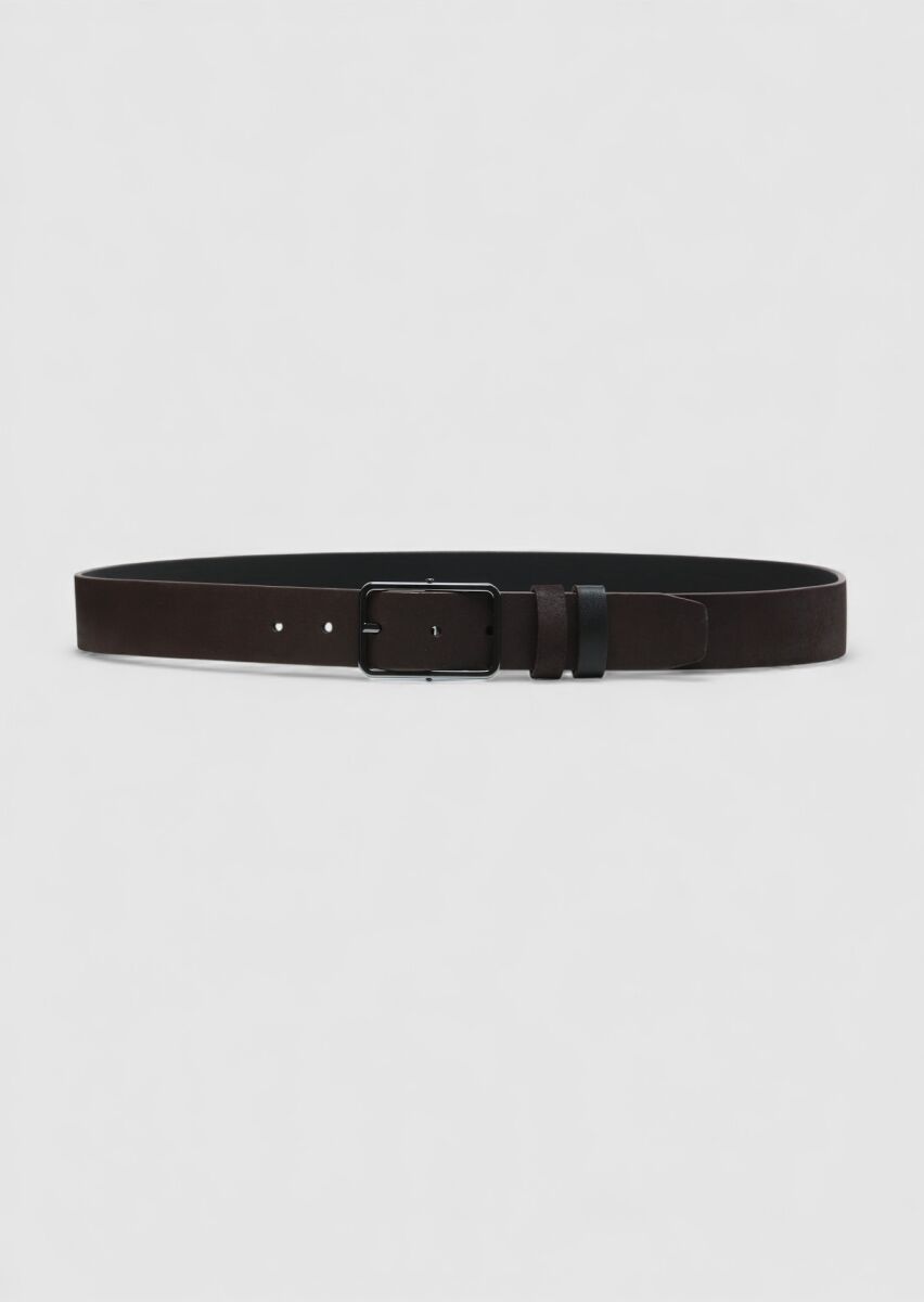 Brown Suede Belt - 2