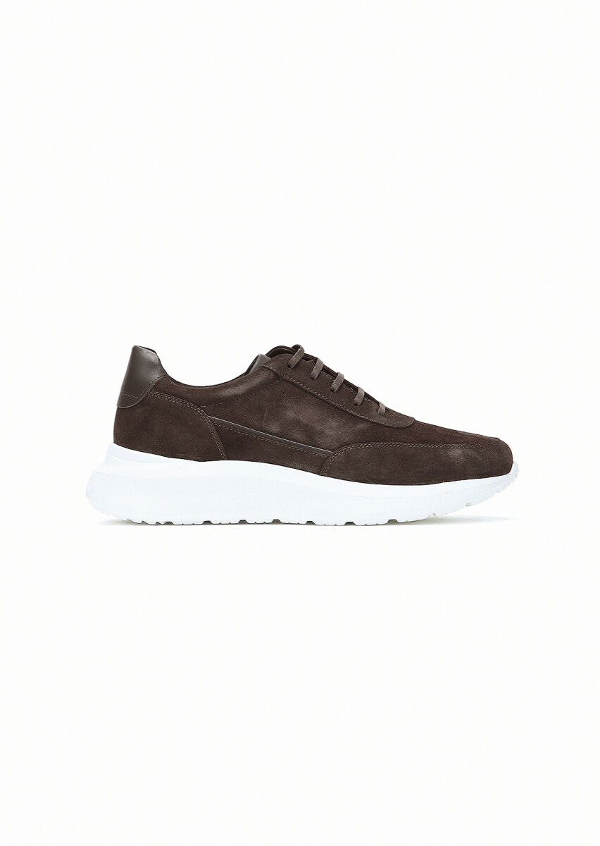 Brown Suede Sneaker - 1