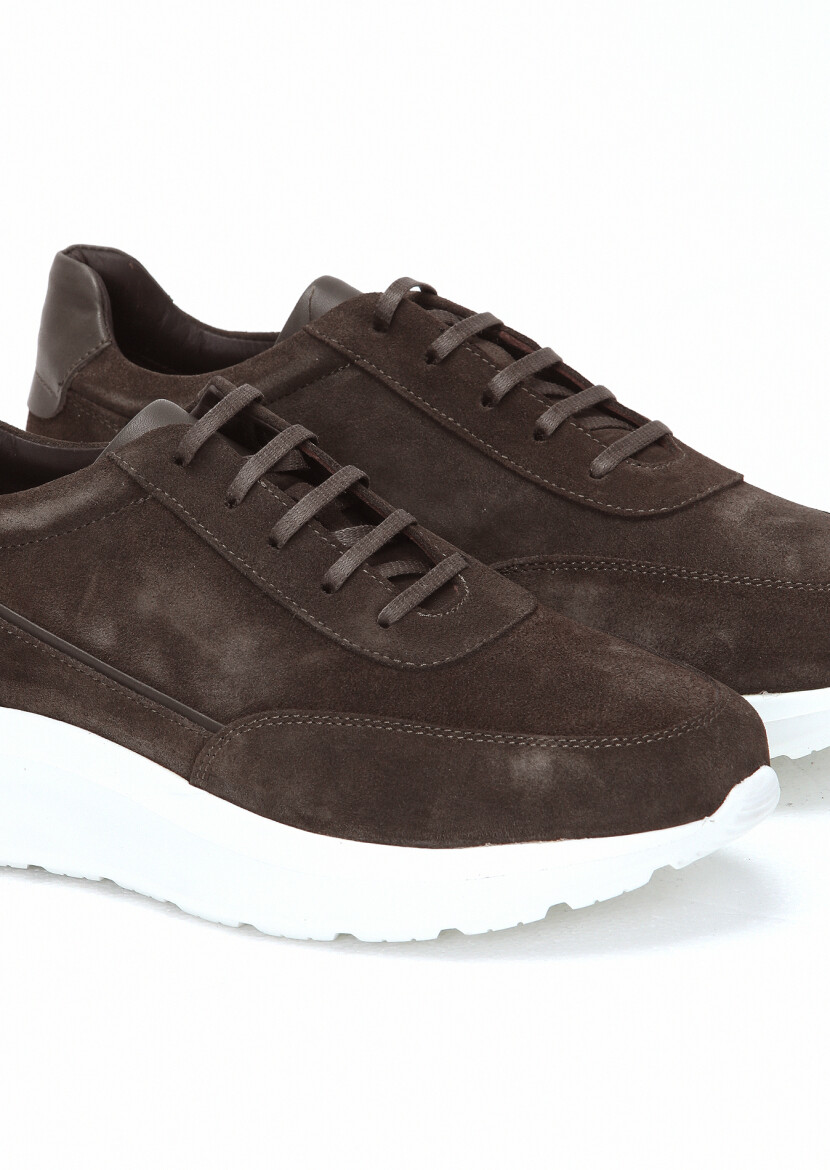 Brown Suede Sneaker - 3