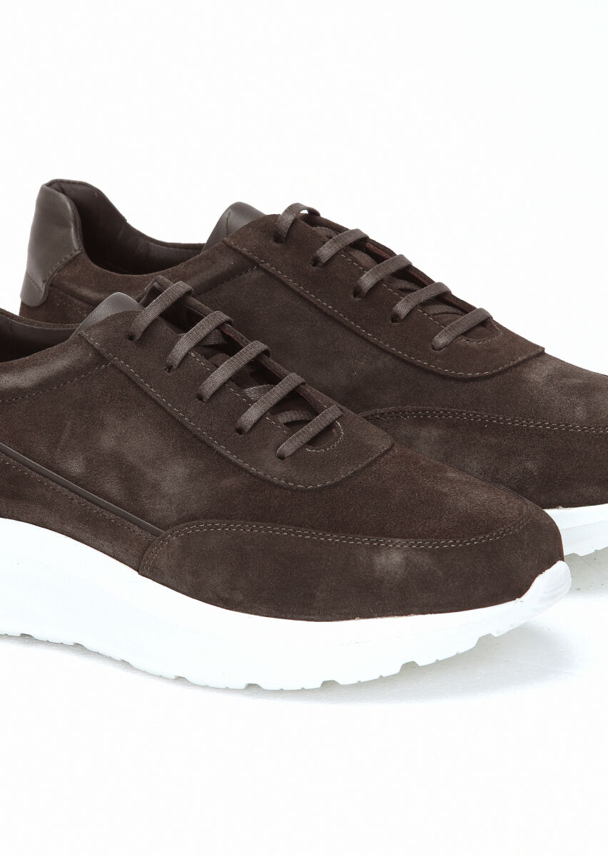 Brown Suede Sneaker - 3
