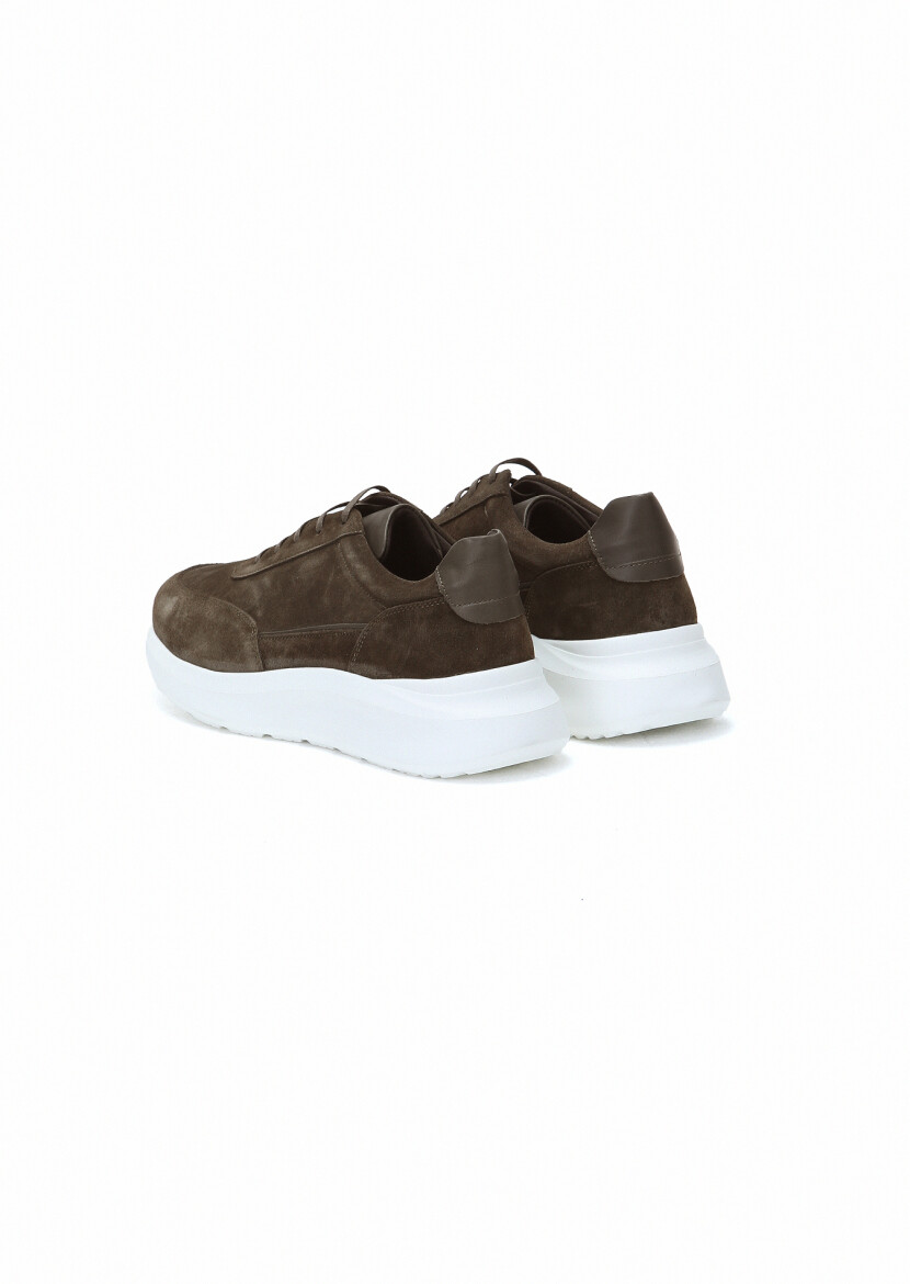 Brown Suede Sneaker - 4