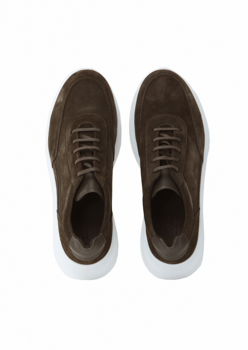 Brown Suede Sneaker - 6