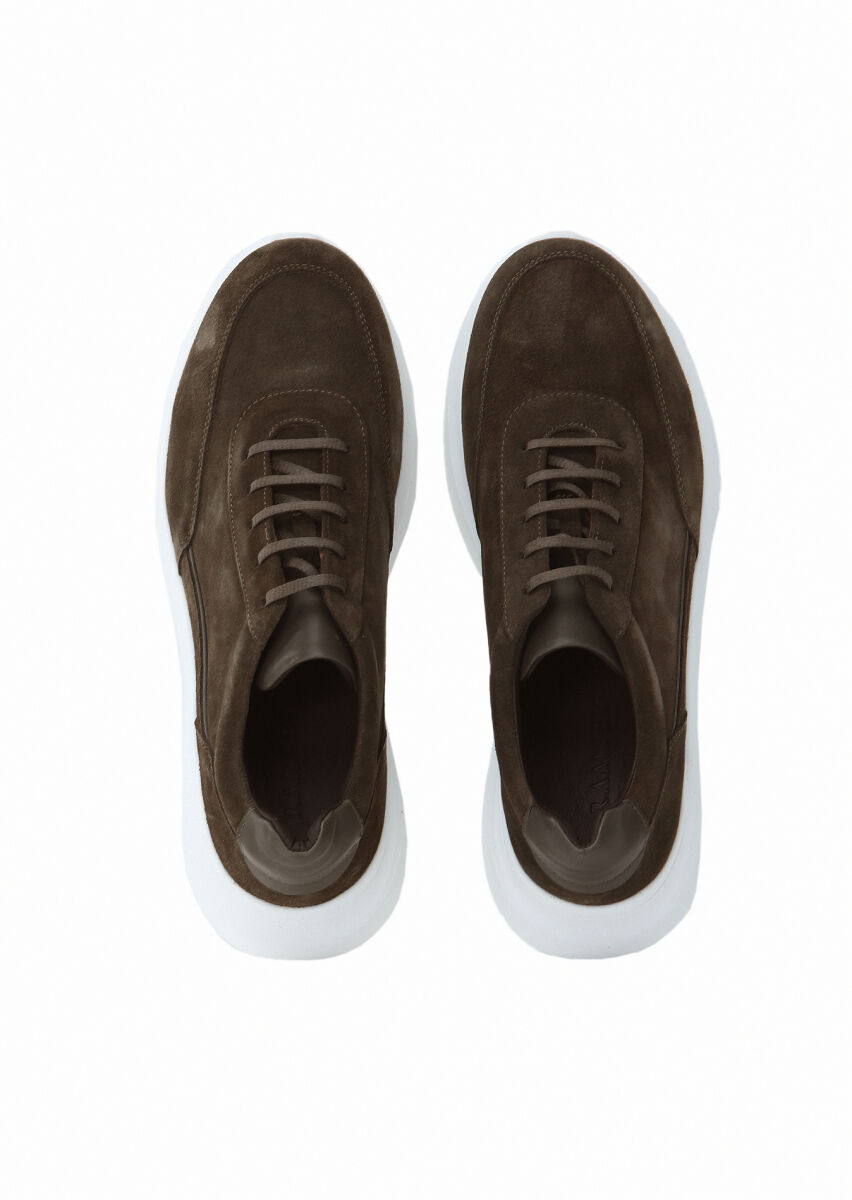 Brown Suede Sneaker - 6