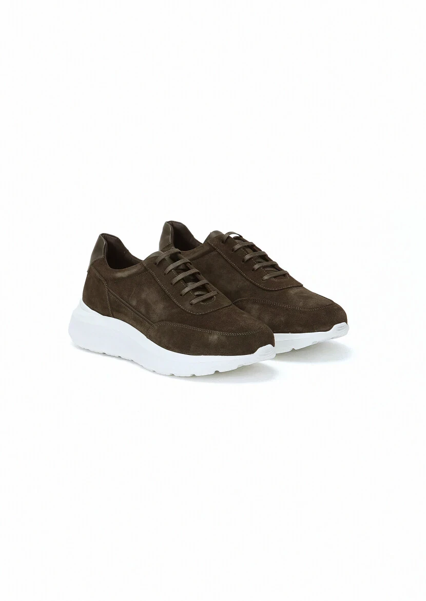 Brown Suede Sport Sneaker - 2