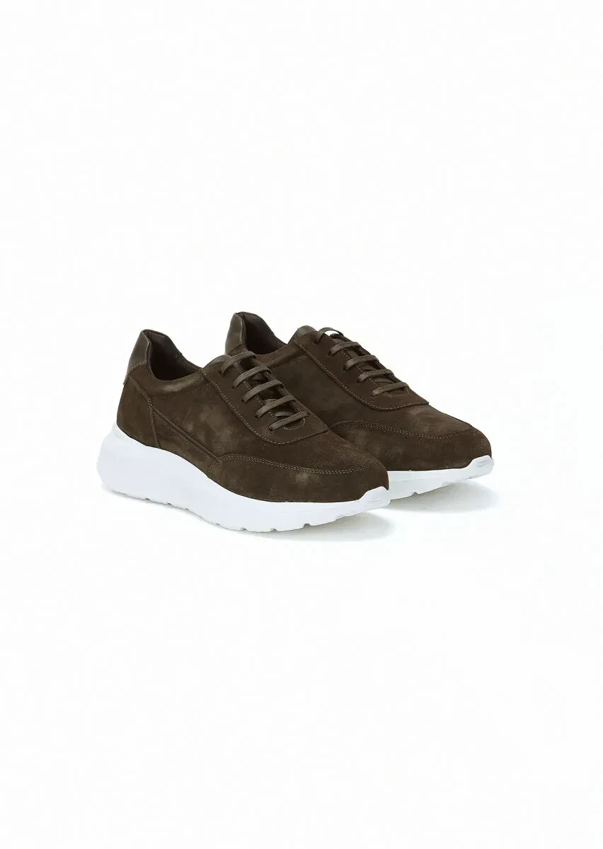 Brown Suede Sport Sneaker - 2