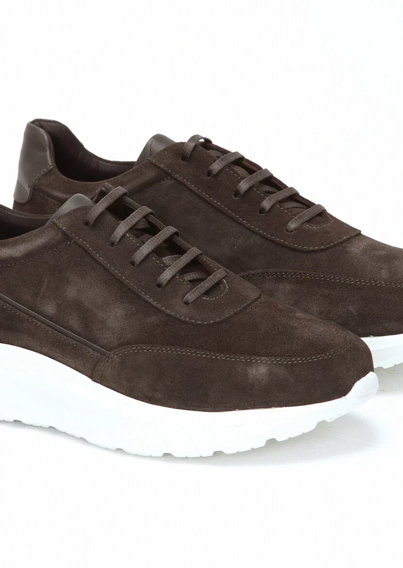 Brown Suede Sport Sneaker - 3