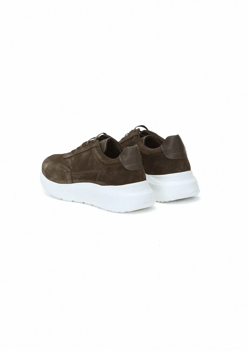 Brown Suede Sport Sneaker - 4