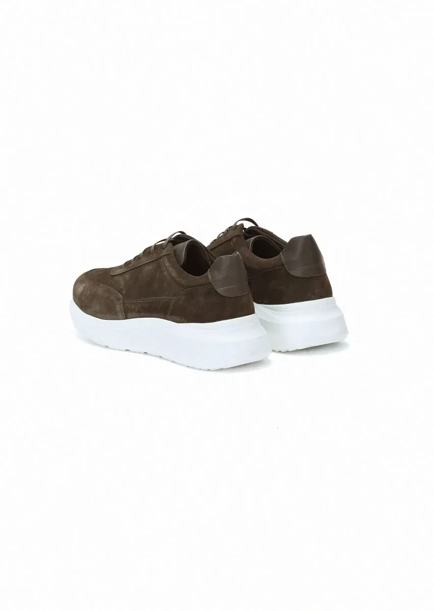 Brown Suede Sport Sneaker - 4