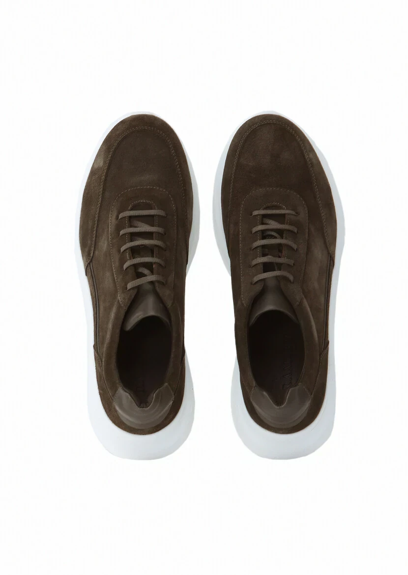Brown Suede Sport Sneaker - 6
