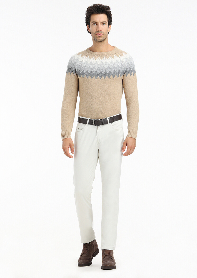 Buff Knitwear Sweatshirt - 1