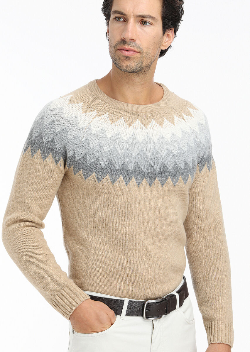 Buff Knitwear Sweatshirt - 3