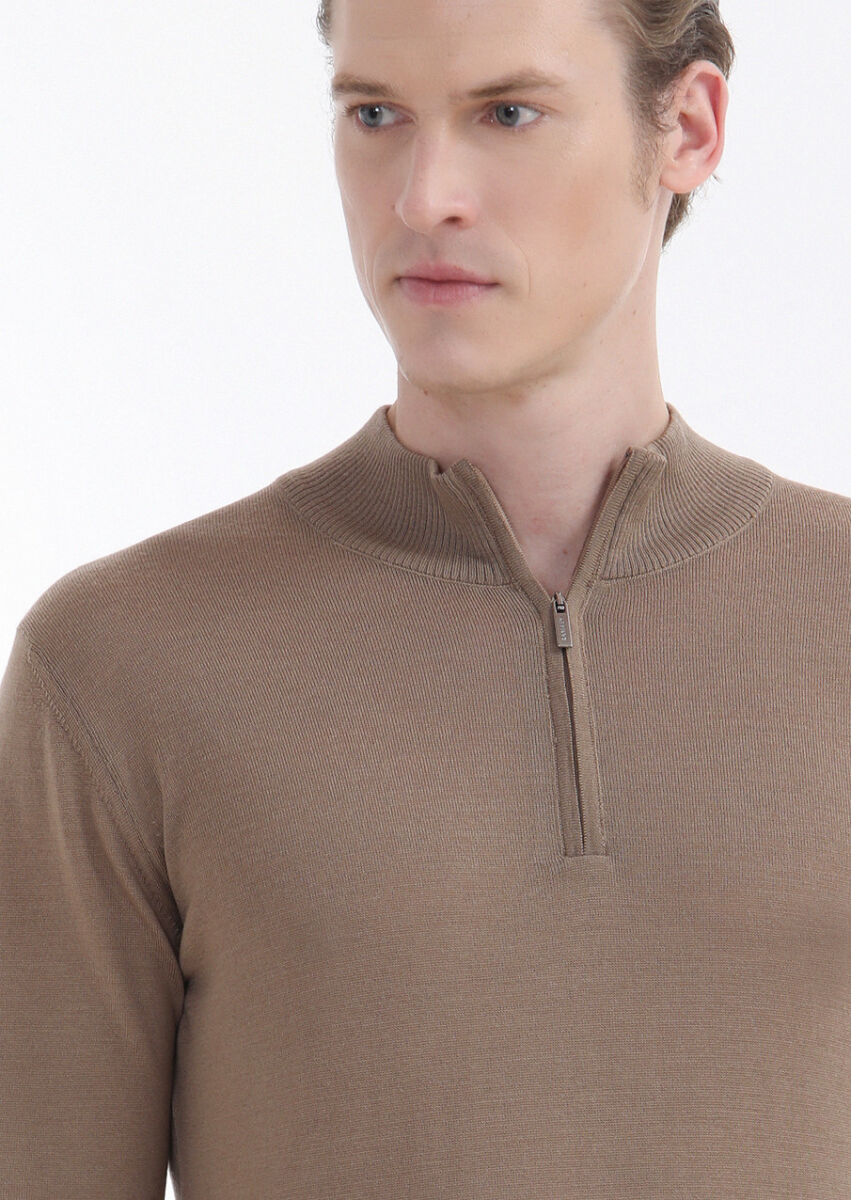 Buff Knitwear Sweatshirt - 4