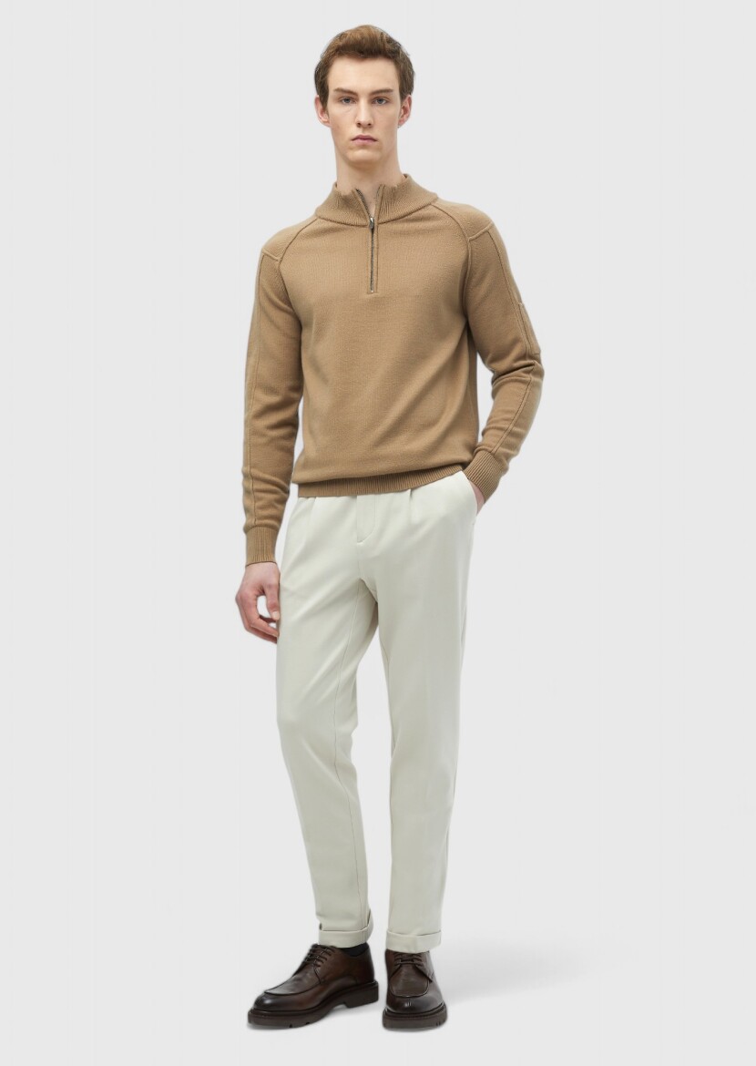 Buff Knitwear Sweatshirt 