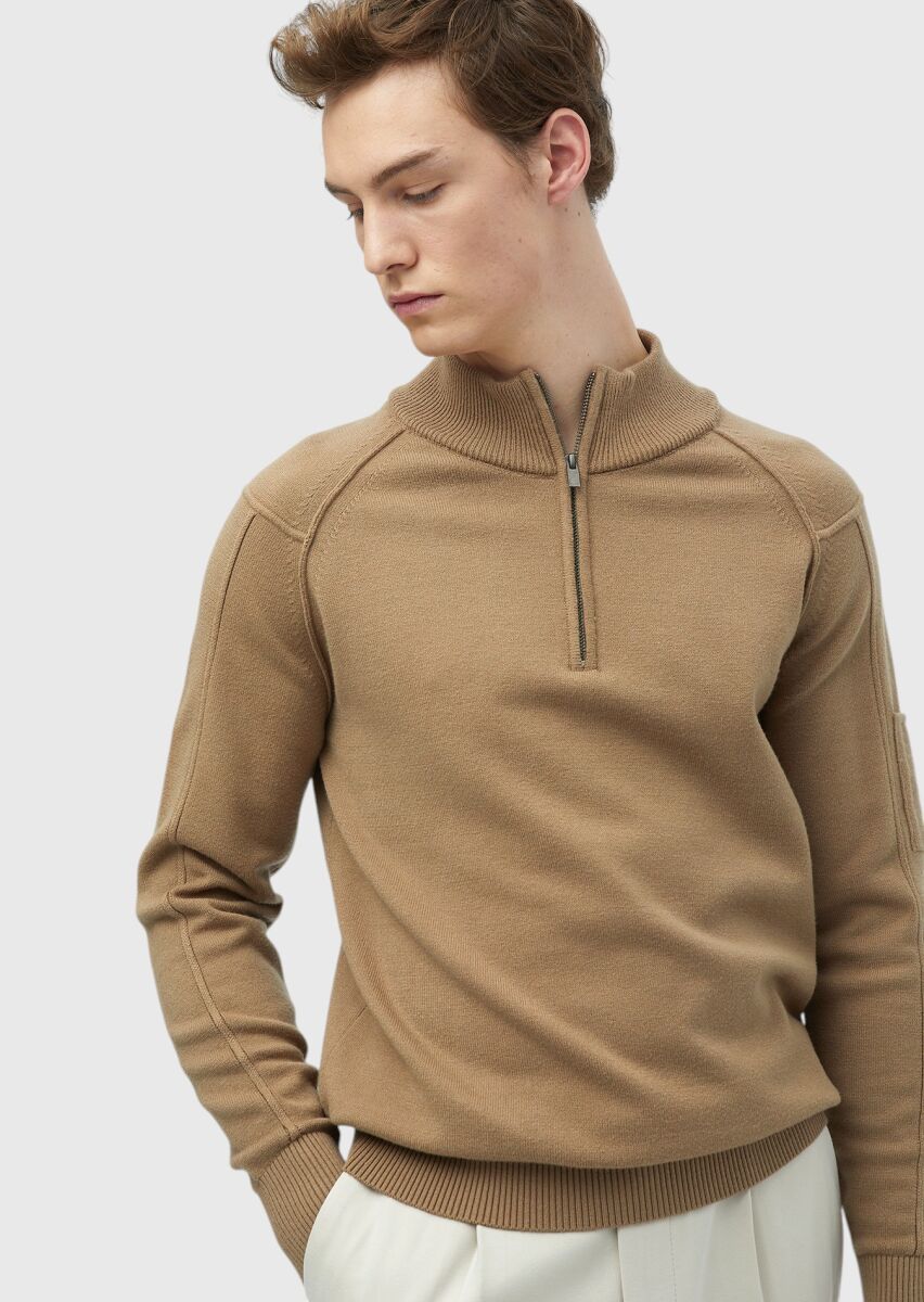 Buff Knitwear Sweatshirt - 3