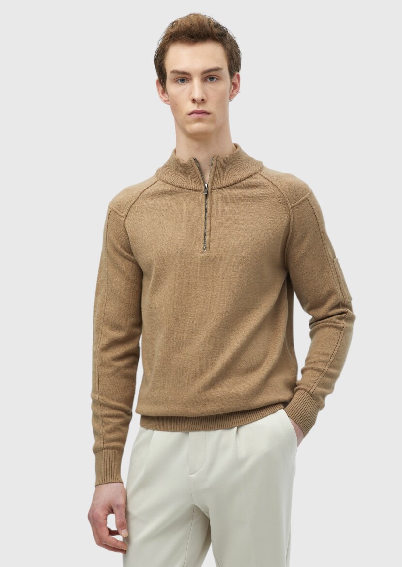 Buff Knitwear Sweatshirt 