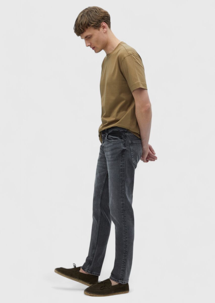 Buff Plain Crew Neck 100% Cotton T-Shirt - 2