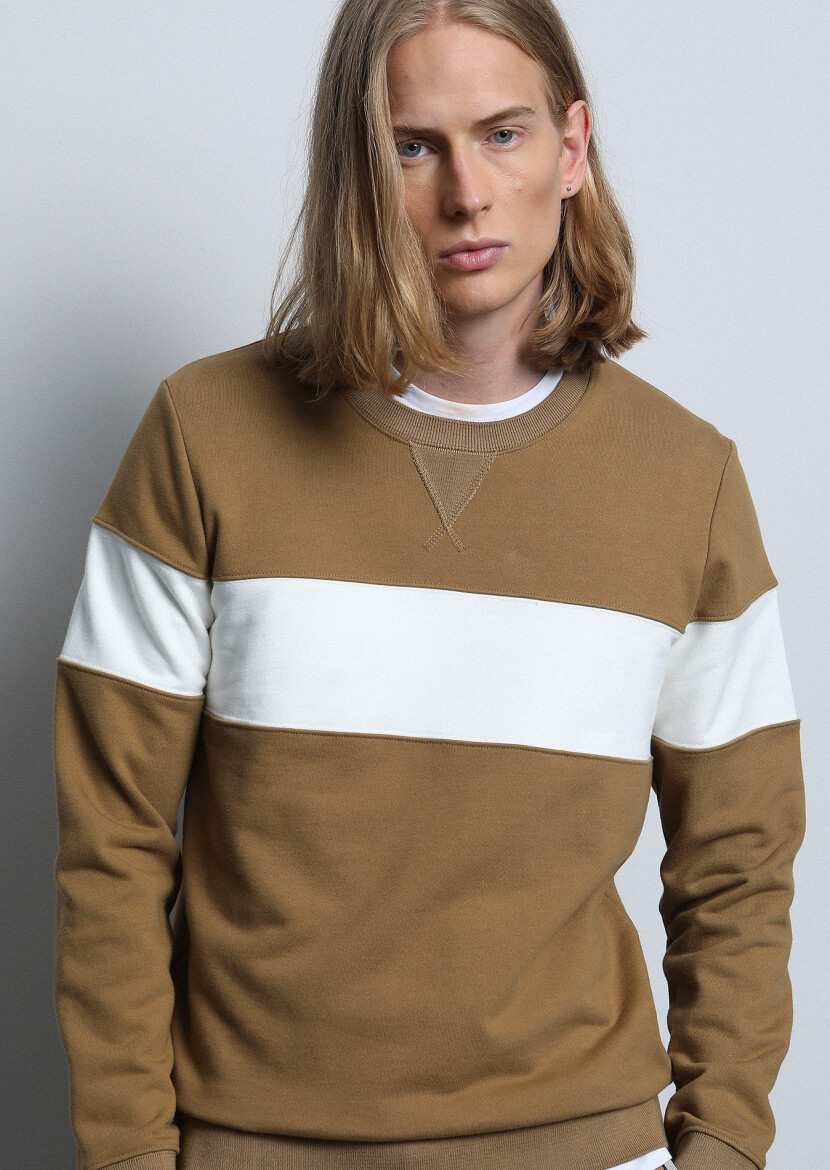 Buff Plain Sweatshirt 