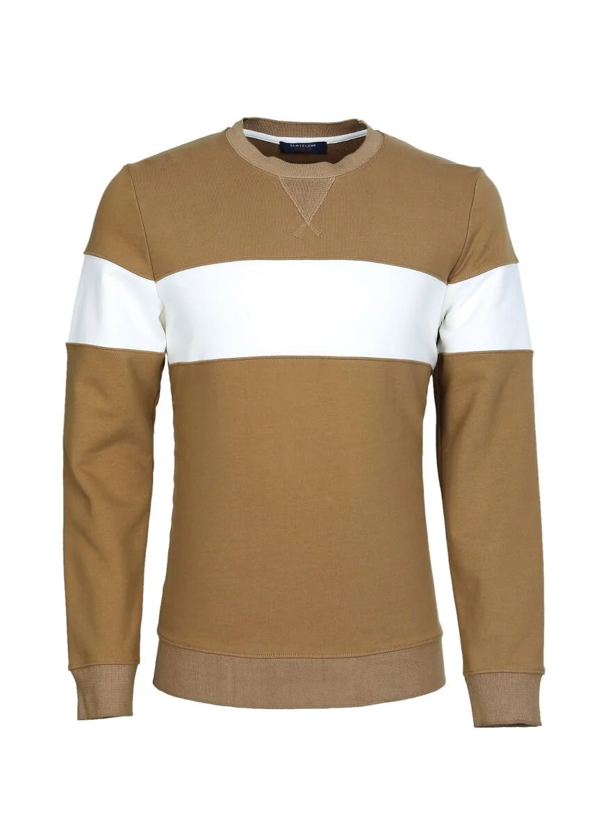 Buff Plain Sweatshirt - 6
