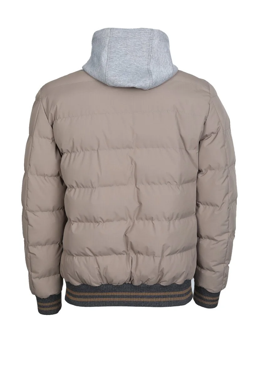 Buff Puffer Weaving Coat - 7