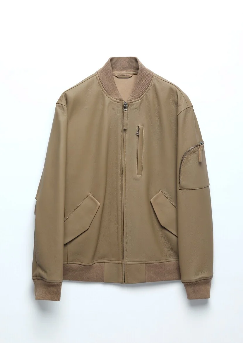 Buff Suede Leather Coat - 8