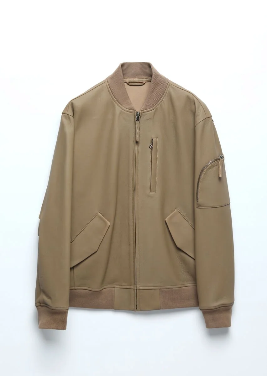 Buff Suede Leather Coat - 8