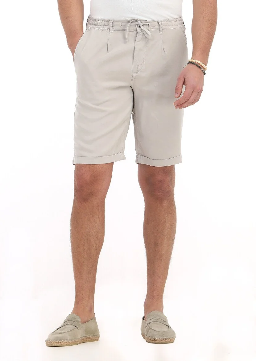 Buff Weaving Jogging Fit Casual Bermuda 