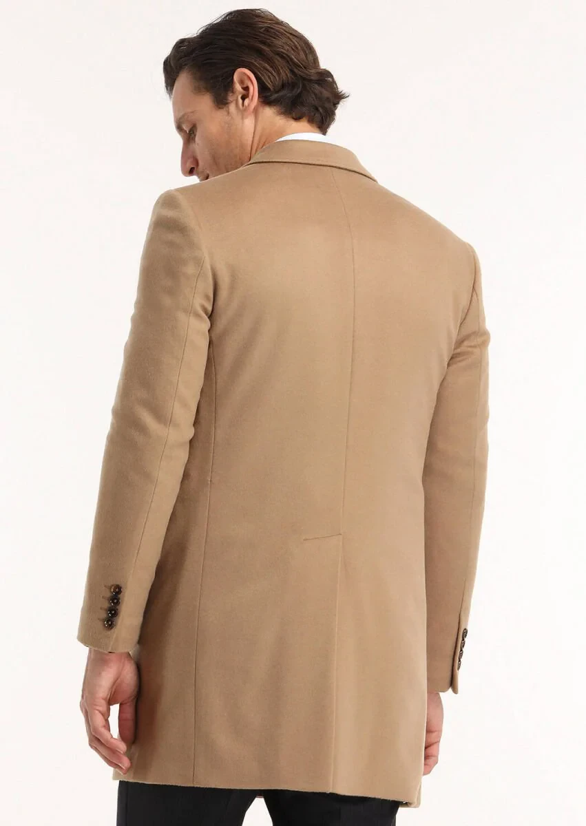 Buff Weaving Overcoat - 5