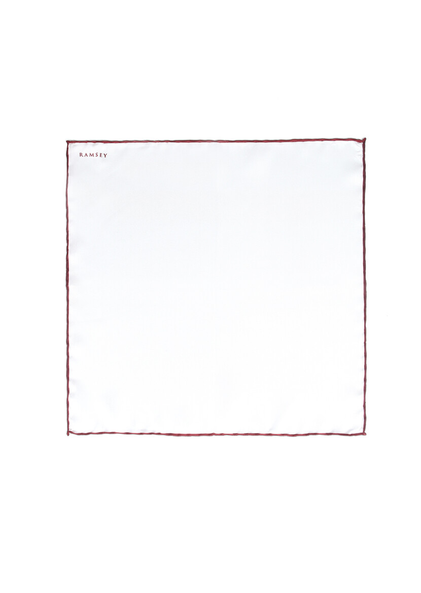 Burgundy Handkerchief 