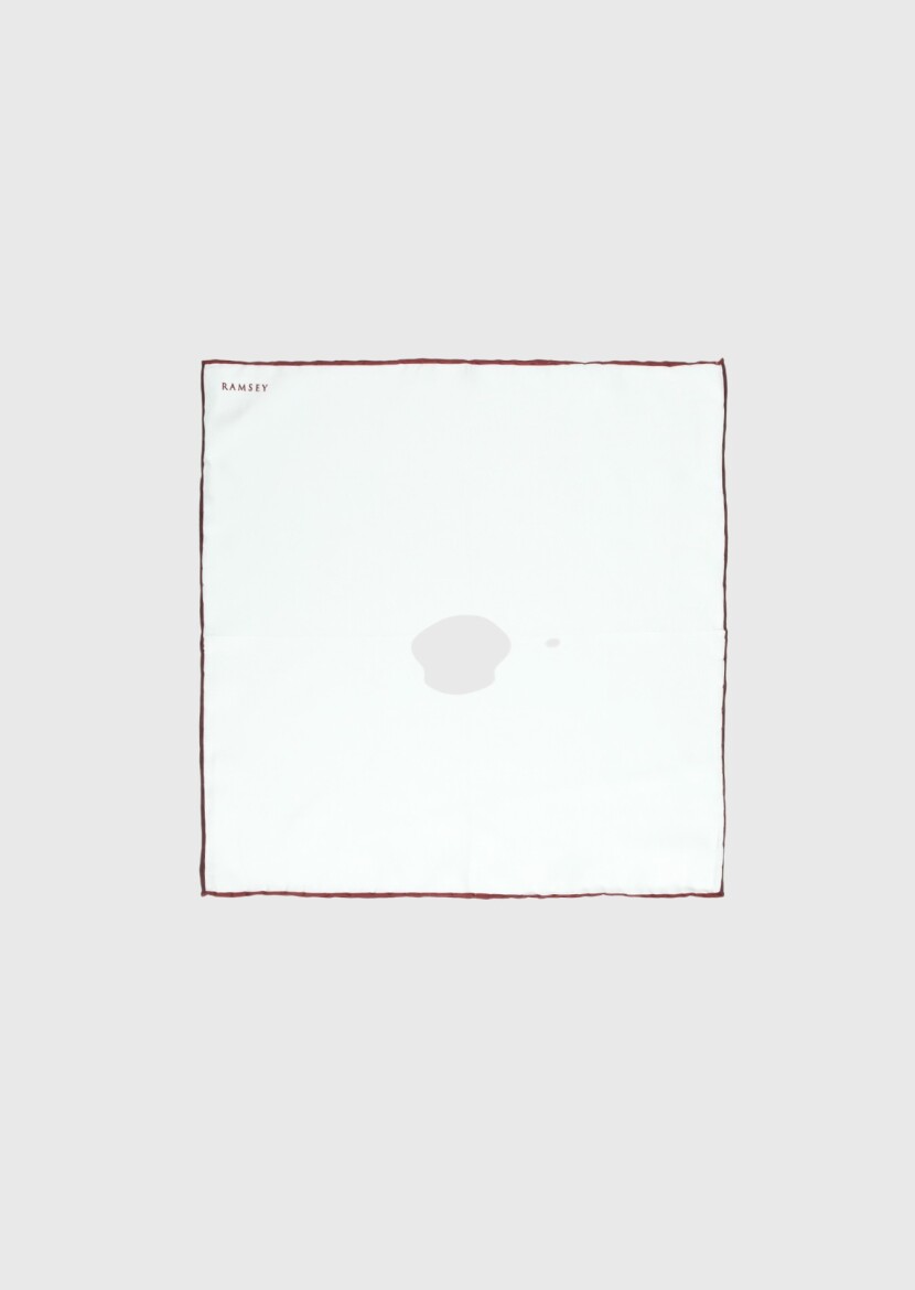 Burgundy Handkerchief 