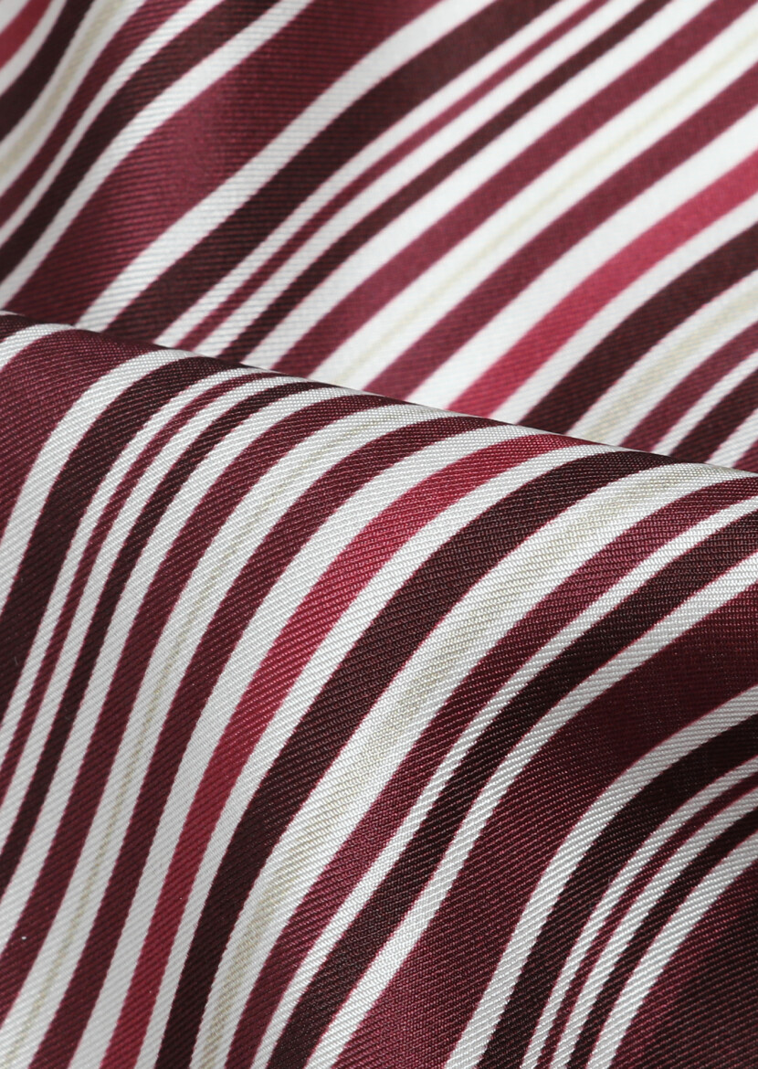 Burgundy Handkerchief 