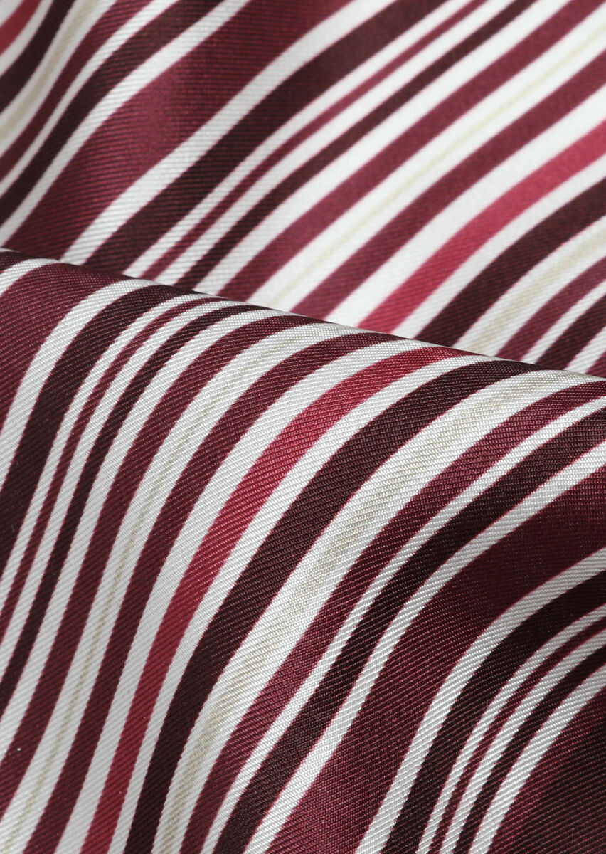 Burgundy Handkerchief - 2