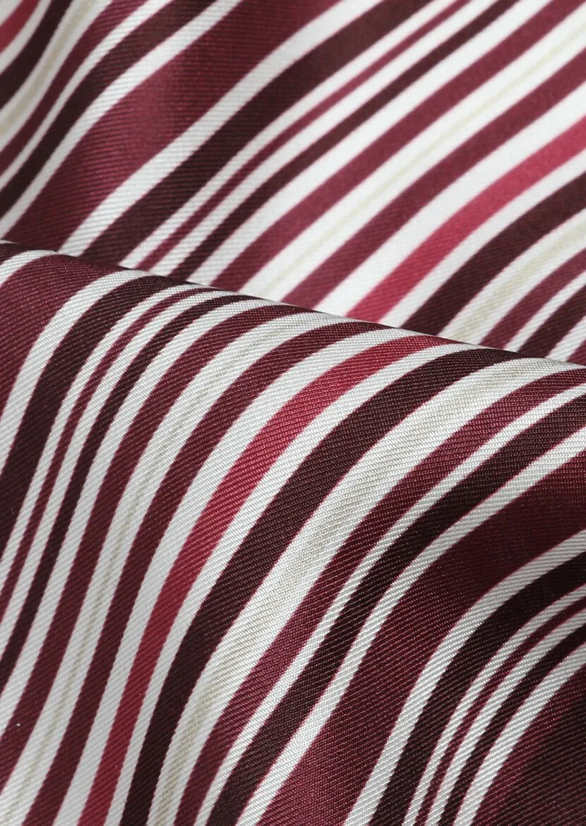 Burgundy Handkerchief - 2