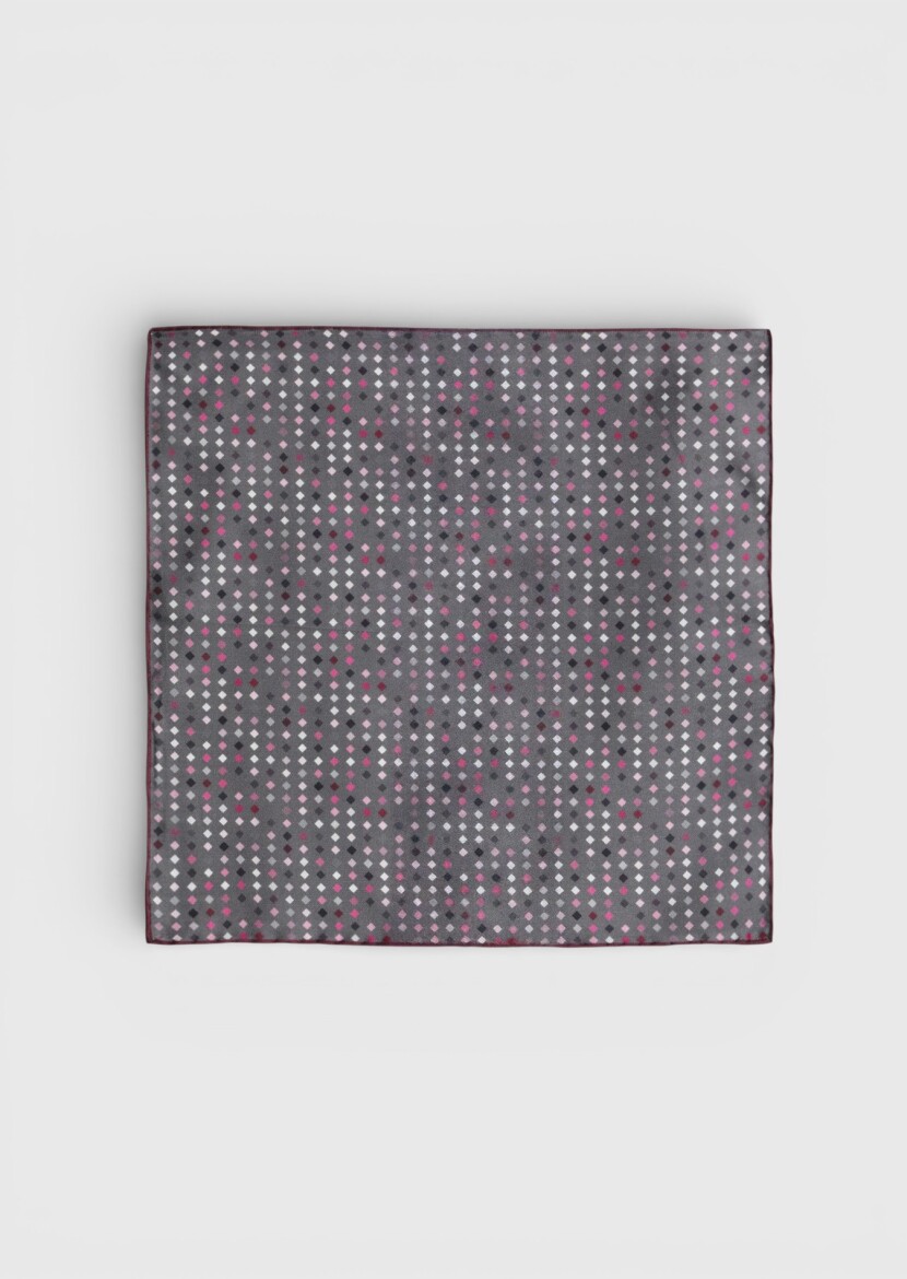 Burgundy Handkerchief 