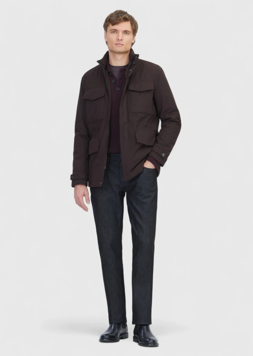 Burgundy Regular Fit Blazer - 2