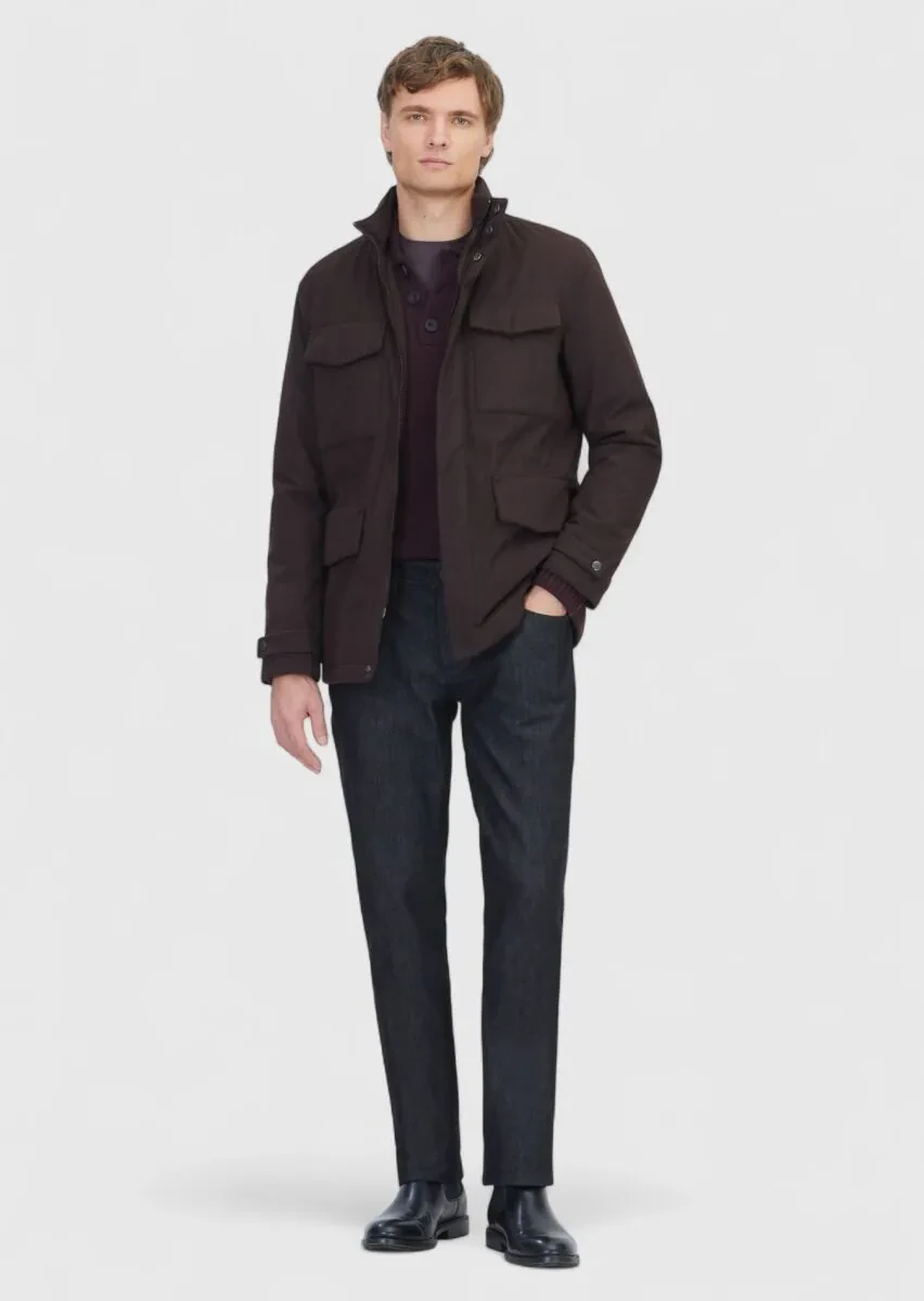 Burgundy Regular Fit Blazer - 2