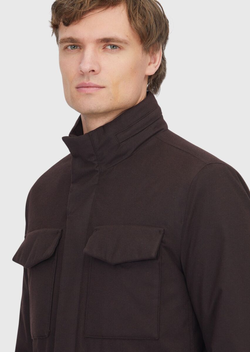 Burgundy Regular Fit Lightweight Jacket - 3