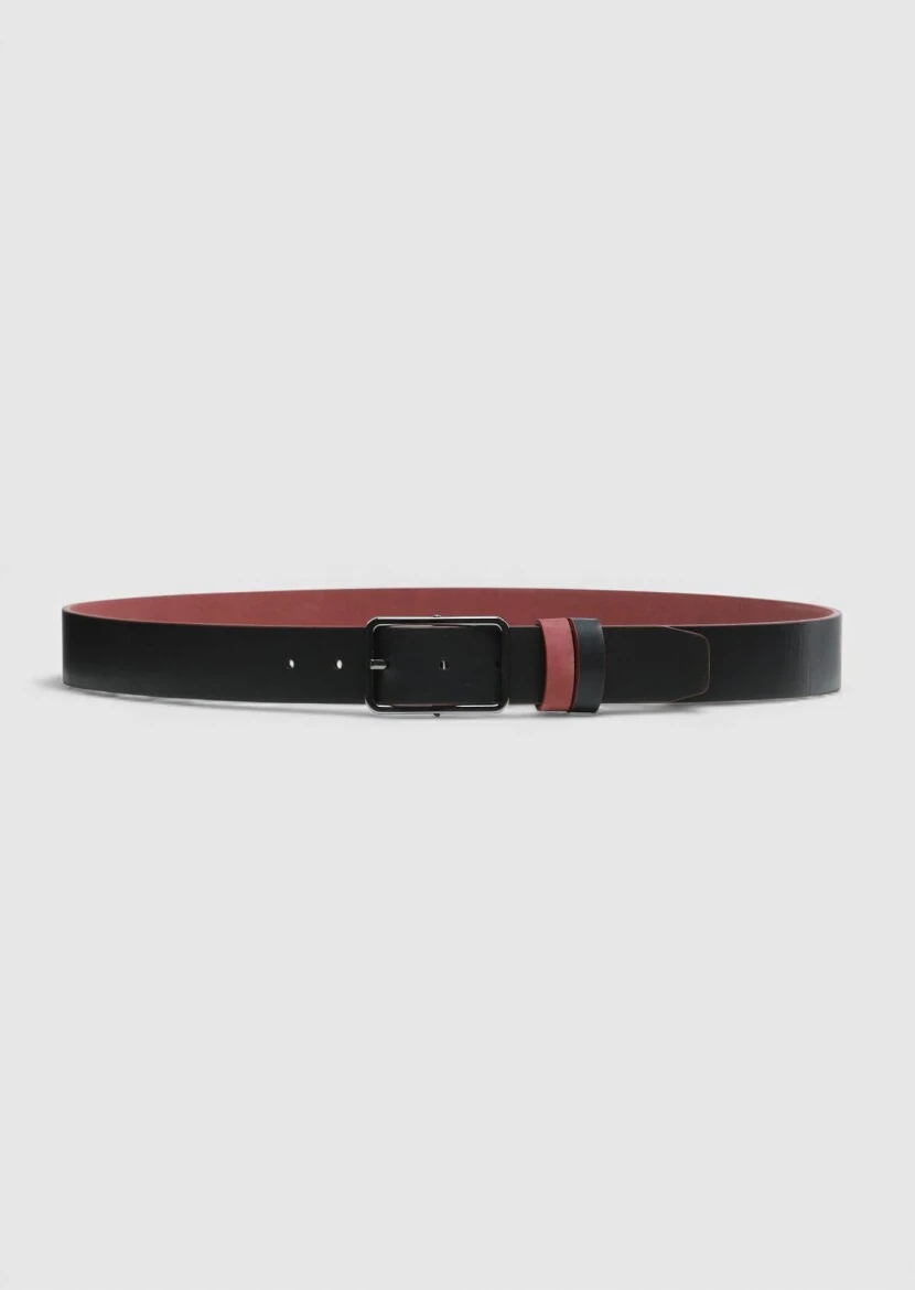 Burgundy Suede Belt - RAMSEY