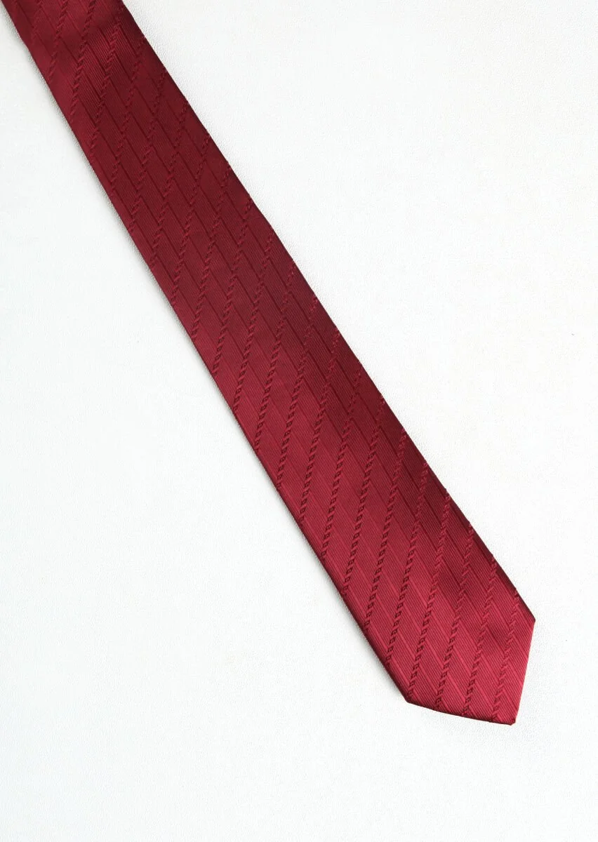Burgundy Tie - 1