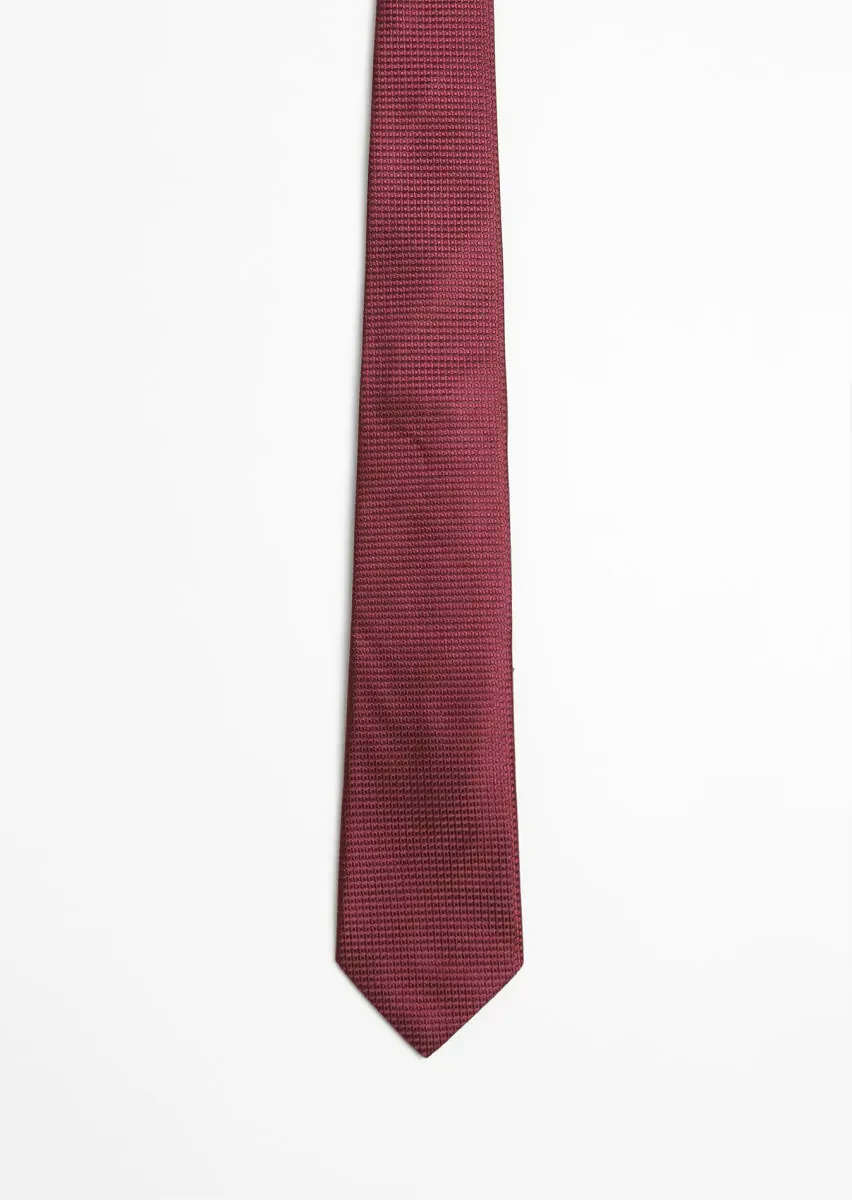 Burgundy Tie - 1