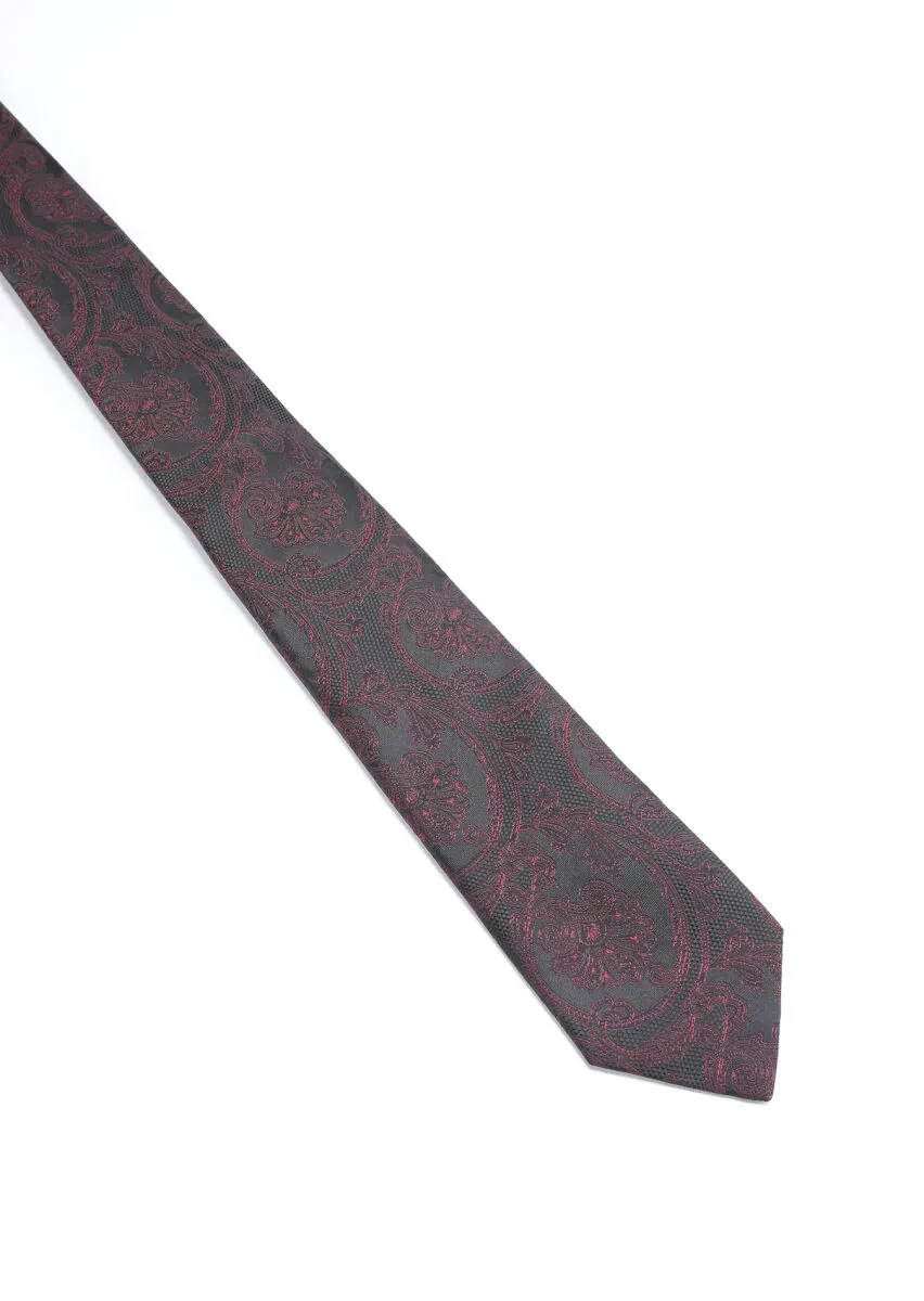 Burgundy Tie - 1