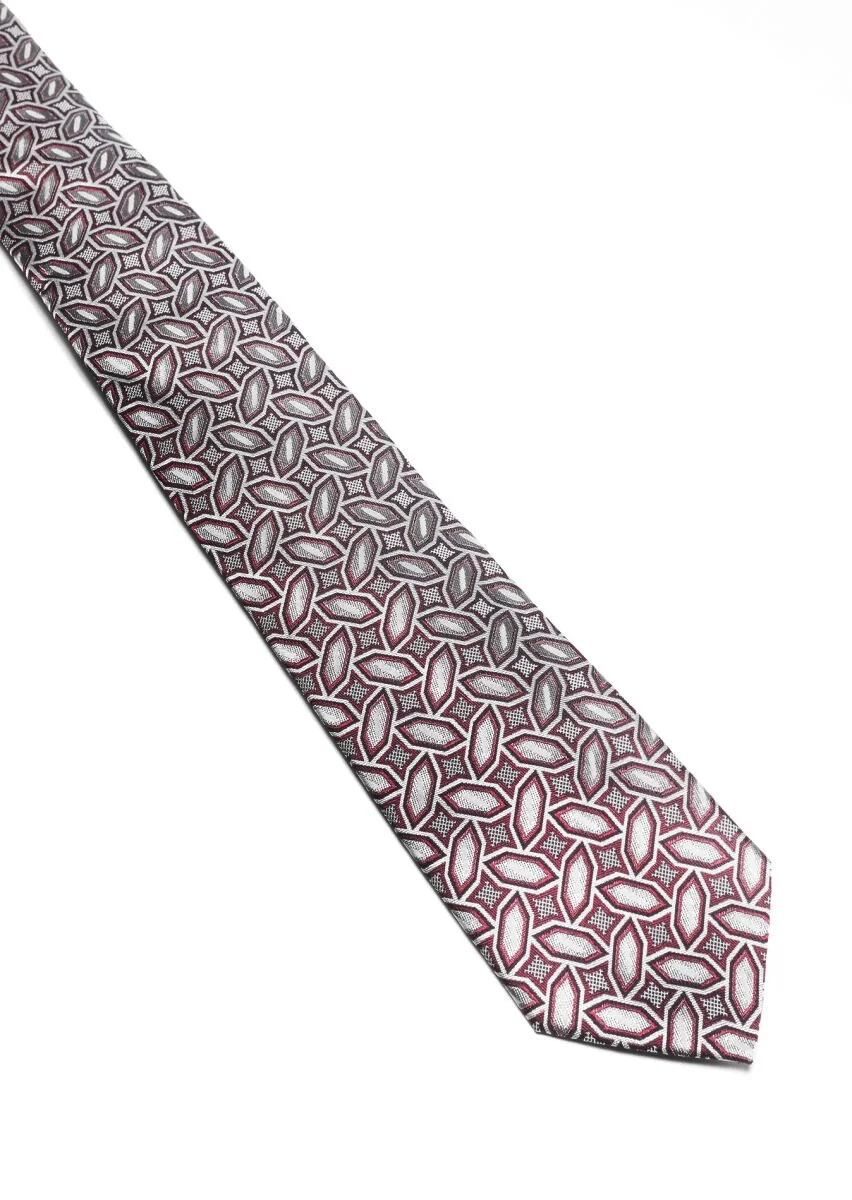 Burgundy Tie - 3