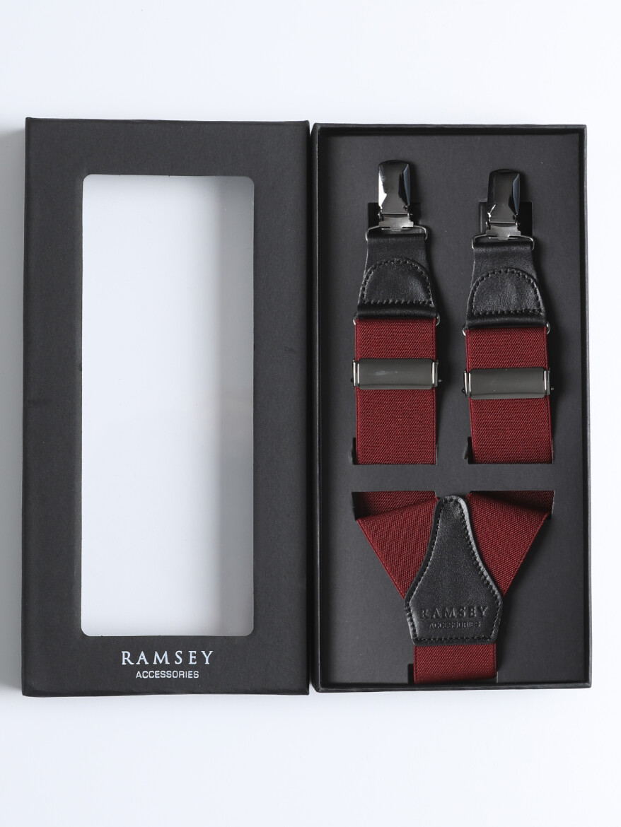 Burgundy Trosers Hanger 