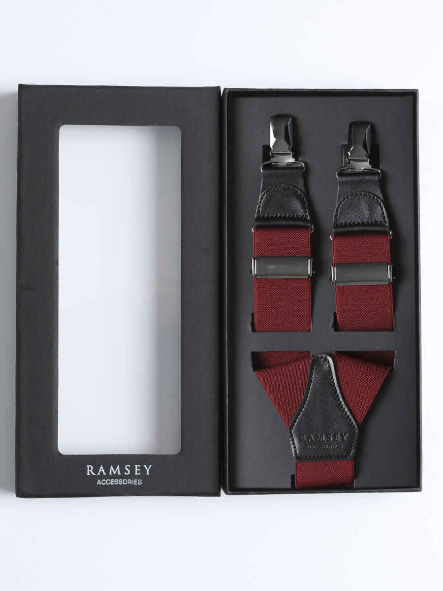 Burgundy Trosers Hanger - 1