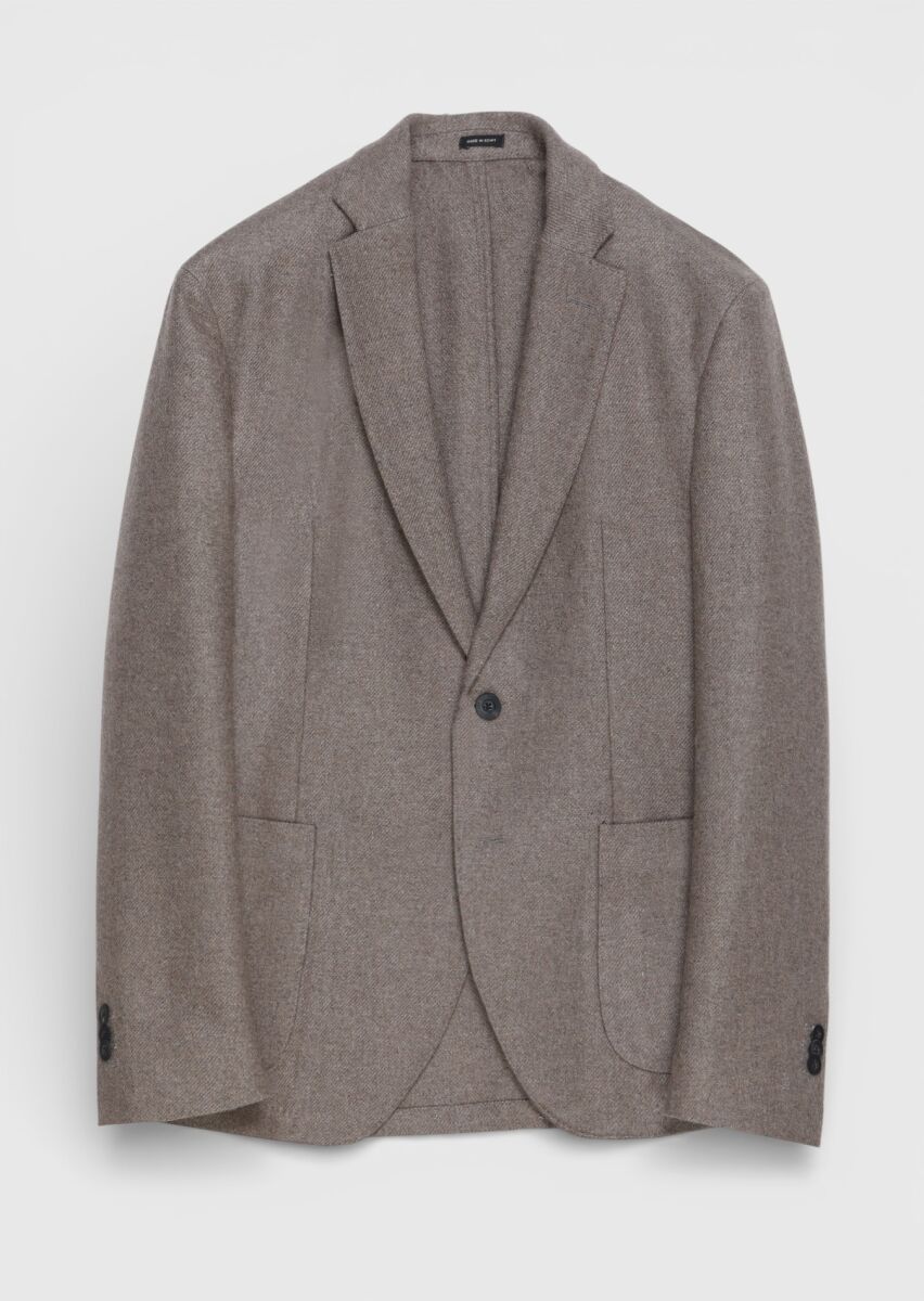 Colourful Wool Blended Jacket - 1