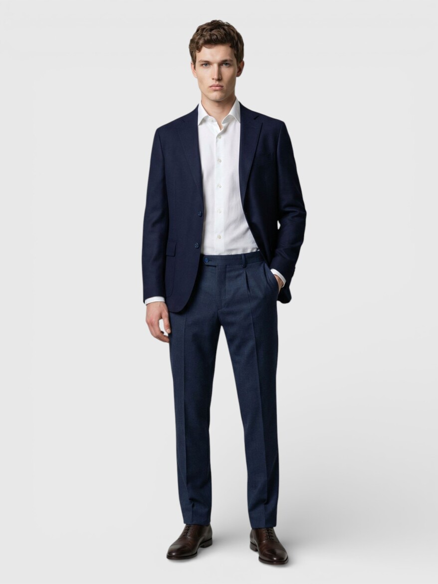 Colourful Wool Blended Suit - RAMSEY