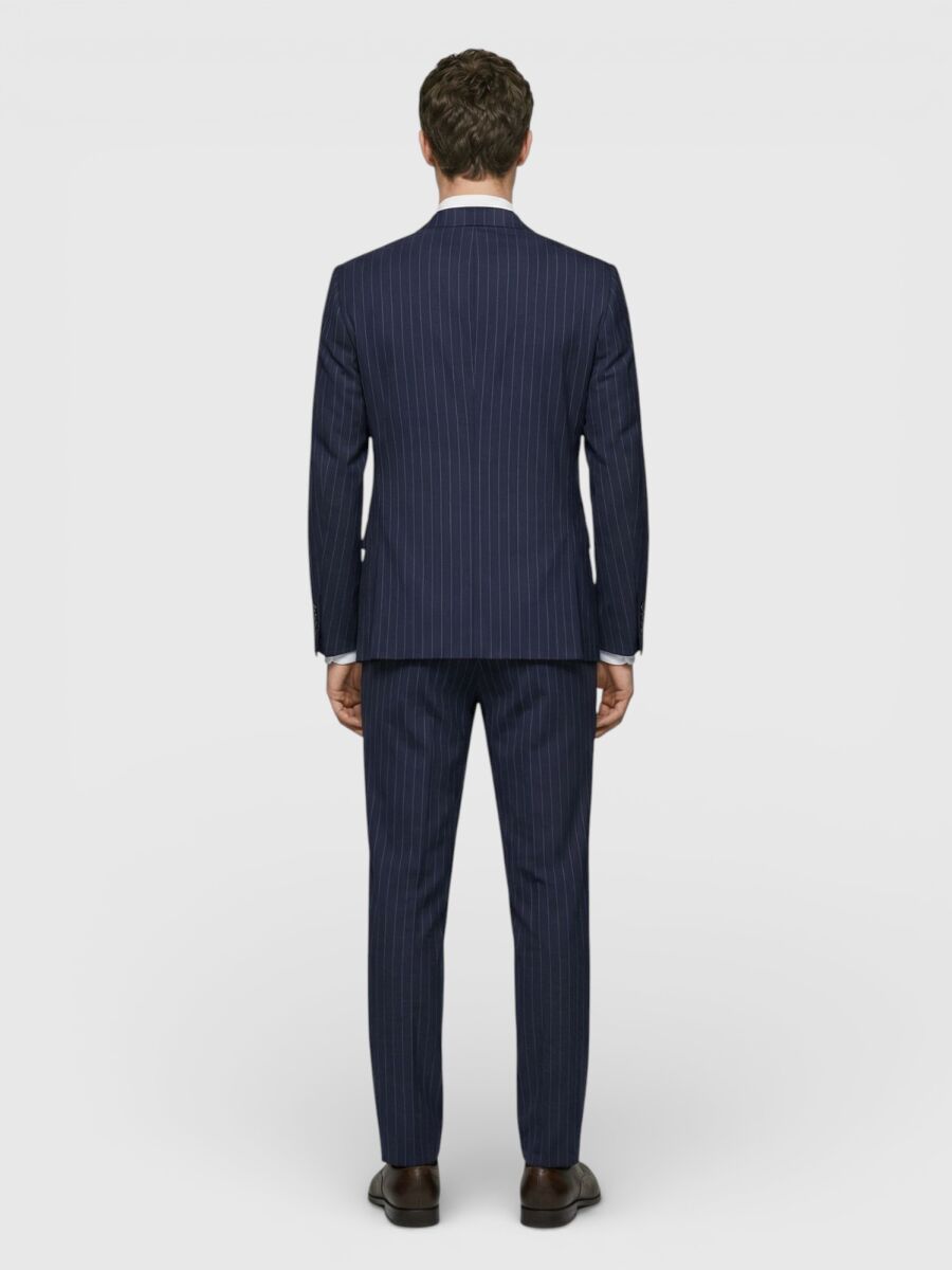 Colourful Zeroweight Slim Fit 100% Wool Suit - 4