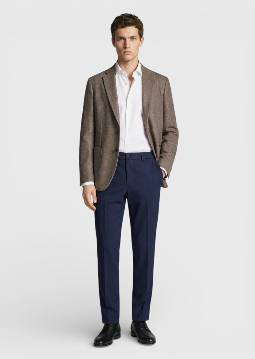 Colourful Zeroweight Slim Fit Wool Blended Jacket - 3