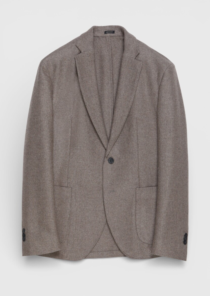 Colourful Zeroweight Slim Fit Wool Blended Jacket - 5